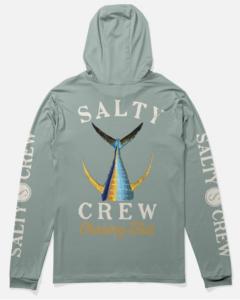 lycra salty crew tailed hood sunshirt jade 