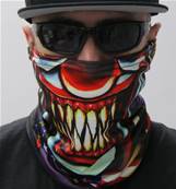Masque protection solaire HOT LEATHERS clown 