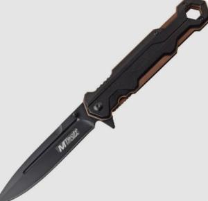 couteau BRK linerlock bronze