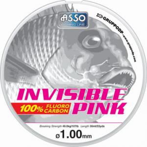 FLUOROCARBON INVISIBLE PINK - 5 tailles