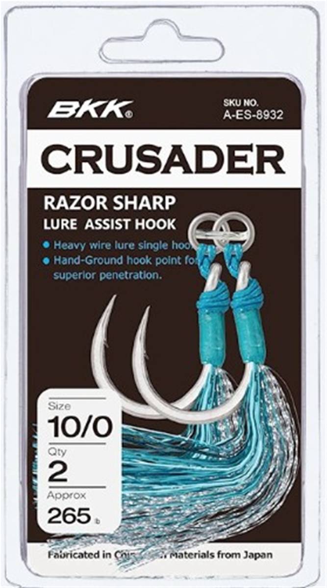 Hameçons assist hook BKK crusader n°10/0