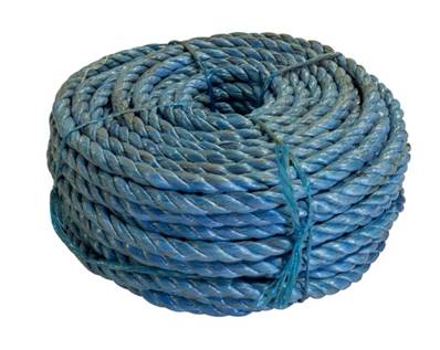 Corde PP bleue 30m 6mm 440kg FINI -40%