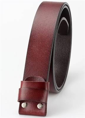 Ceinture rouge vins sans boucle 125cm FINI