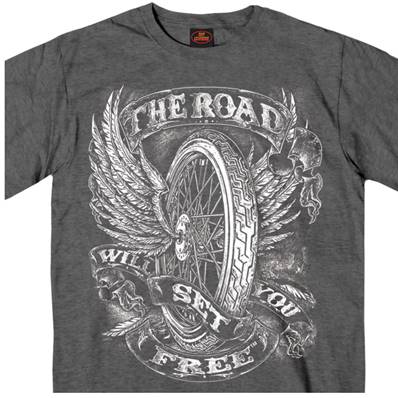 Tshirt Hot Leathers SS Fying Wheel 2XL