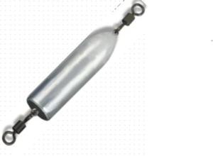 Plombs 1kg - 2 émérillons - cable acier inox 2.0mm