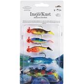 Leurre souple fladen pack de 5 #7519