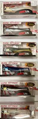 Leurre souple monté SHAD ATTACK 20gr 80mm 10