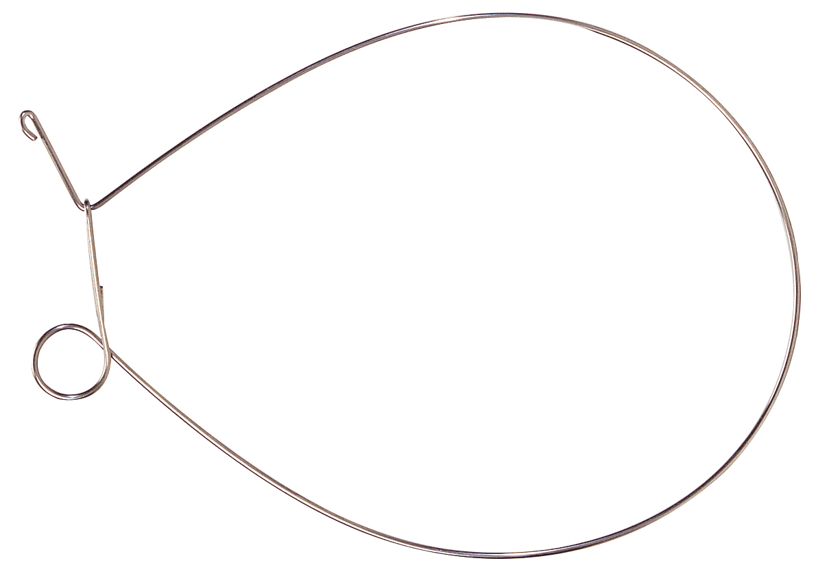 Accroche poisson cercle inox