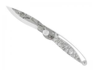 couteau pliant K2 élégance gravure magnolia