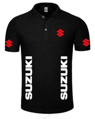 Polo SUZUKI noir XL