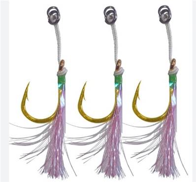 Hameçon heavy fish DOUBLE ASSIST luminous 11/0 x2 FINI-50%