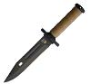 poignard fixed blade desert tan handle