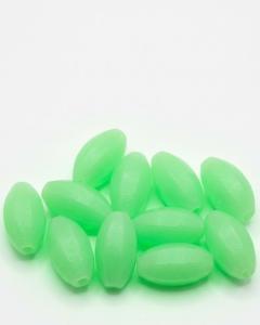 Perles dures couleur vertes ( x10) 