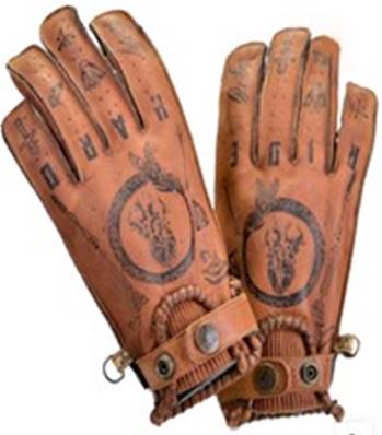 Gants SECOND SKIN MAN tatoo L