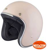 Casque STORMER pearl rose poudré - demi jet - L