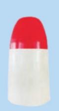 Flotteur obus rouge blanc 228 x 400 x 34mm