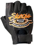 Gants mitaines HOT LEATHER cuir noir SURGIS taille 2XL