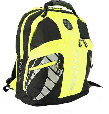 Sac a dos PITSTOP jaune fluo 40L FINI -40%