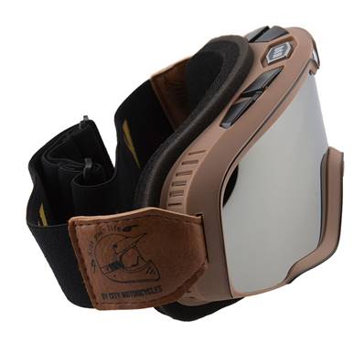 Lunette biker ROADSTER marron FINI -35%