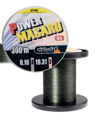 Tresse ASARI masaru power PE 300m 0,20mm 