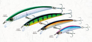 leurre spinning YO ZURI 3D crystal minnow sinking