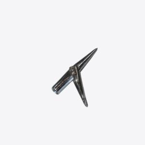 embout pour fleche inox tete avec aillette