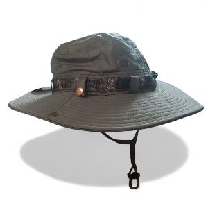 Chapeau safari vert foncé