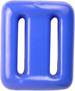 Plomb de plongée enrobé bleu 1kg 