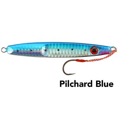Jig Black Magic  FLUTTER BM2 80grs pilchard blue 
