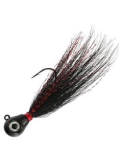eagle claw bucktail pro-v jig black x2pcs