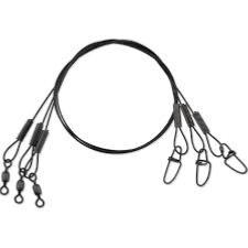 AFW bas de ligne acier 1x7  30cm  3pcs