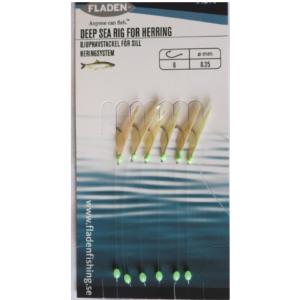 Larves Fladen ghost sabiki 6 ham n°8