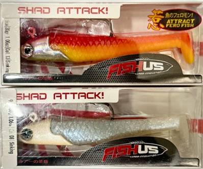 Leurre souple monté SHAD ATTACK 30gr 90mm 13 