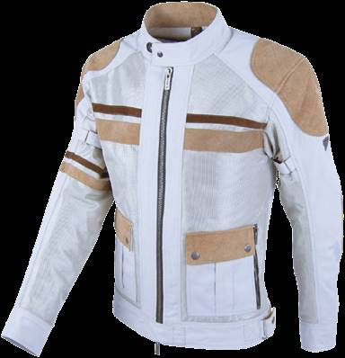 Blouson TOUAREG MAN blanc et marron XL