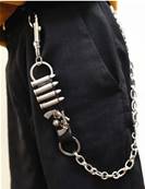 Chainette portefeuille balles et pistolets