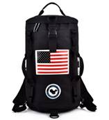 Sac a dos the north pole couleur noir avec drapeau US