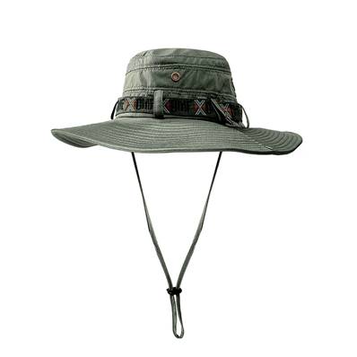 Chapeau safari vert foncé