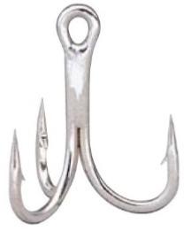 Hameçons asari triple 4X strong n°1     4pcs