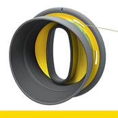 Enrouleur Squiddies flip reel orange + tackle