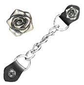 Chaine extension gilet - maillon rose lady