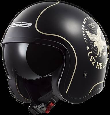 Casque LS2 SPITFIRE FLIER taille M noir