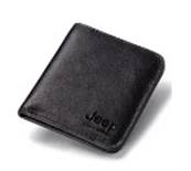 Portefeuille  JEEP noir extra plat