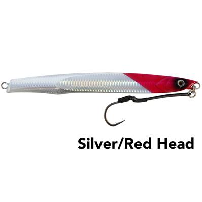 Jig Black Magic  KNIFE BM6  150grs silver red FIN PROV -20