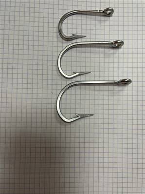 Hameçon sangan  INOX 7699D 7/0  ( 5 pcs ) 