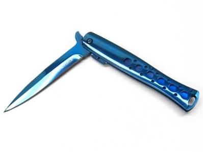 Couteau BRK Linerlock Blue A/O