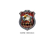 Plaque deco murale biker till i die 35xh42cm