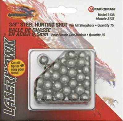 Munition Lance Pierre MARKSMAN 3/8 en plomb FINI -30%