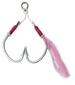 Hameçon jig asari PINK DOUBLE ASSIST 1 -- 4 tailles disponibles