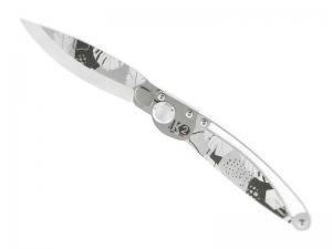 couteau pliant K2 élégance gravure monstera