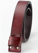 Ceinture rouge vins sans boucle 125cm